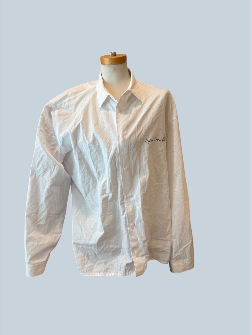 ZARA x 2PAC Tupac Shakur Shirt Men XL White Graphic Button Up Hip Hop Rap